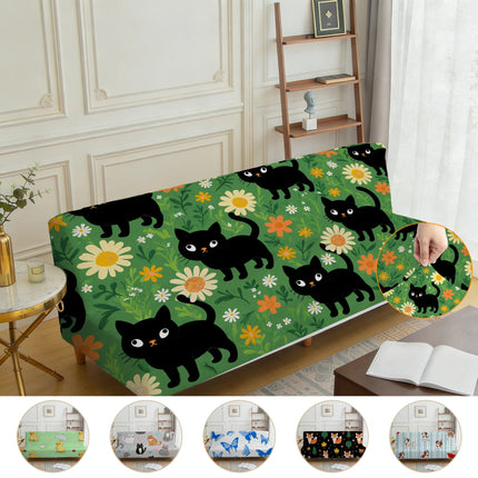 Slipcover Rabbit Rainbow Pattern 3D Sofa Slipcover - Slipcover - LEVIVEI - Mad Fly Essentials