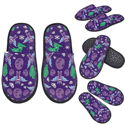 Slippers Men Indoor Neon Witchy Halloween Shoes - Slippers - OEING - Mad Fly Essentials