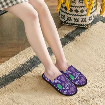 Slippers Men Indoor Neon Witchy Halloween Shoes - Slippers - OEING - Mad Fly Essentials