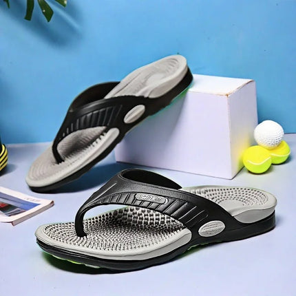 Slippers Men Summer Breathable Lightweight Footwear - Slippers - MoonBiffy - Mad Fly Essentials