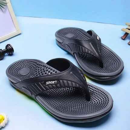 Slippers Men Summer Breathable Lightweight Footwear - Slippers - MoonBiffy - Mad Fly Essentials