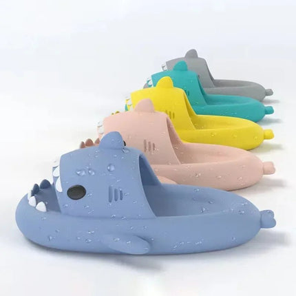 Slippers Women Rainbow Gradient Shark Footwear - Slippers - Lorilury - Mad Fly Essentials