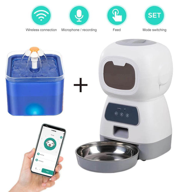 Smart 3.5L Dog Feeder Food Dispenser Pet Essentials - Pet Essentials - ZYfeeder - Mad Fly Essentials