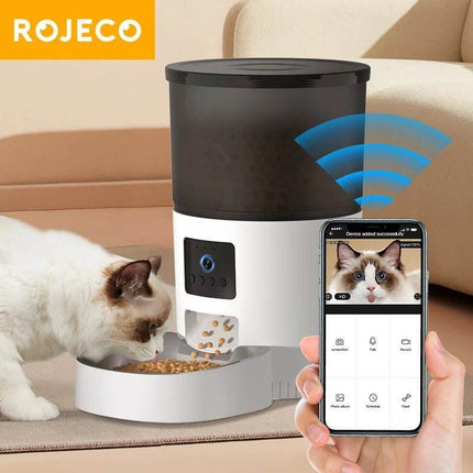 Smart Automatic Feeder Dog Cat Food Dispenser Pet Essentials - Pet Essentials - Rojeco - Mad Fly Essentials