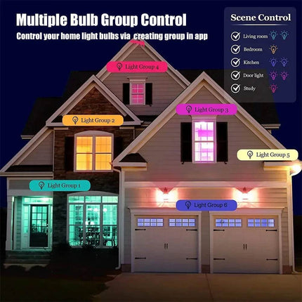Smart Bubble Ball RGB E27 LED Bulb - LED Bulb - Arteco - Mad Fly Essentials
