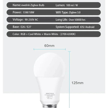 Smart Bubble Ball RGB E27 LED Bulb - LED Bulb - Arteco - Mad Fly Essentials