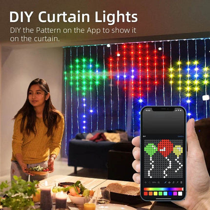 Smart Curtain LED - RGBIC DIY LED Fairy Light - LED Fairy Light - LED FAIRY - Mad Fly Essentials
