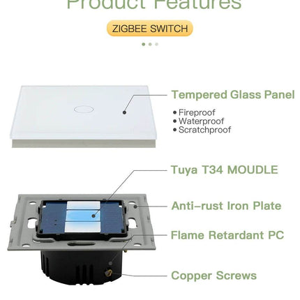 Smart LED Wall Light Touch Switch - Mad Fly Essentials