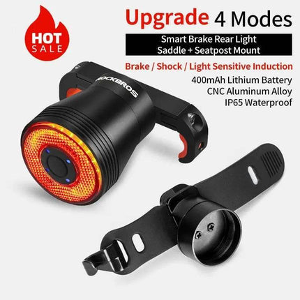 Smart Sense LED Waterproof Cycling Tailight Fitness Essentials - Fitness Essentials - ROCKBROS - Mad Fly Essentials