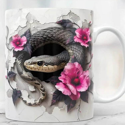 Snake King Animal 3D Coffee Mug - Mad Fly Essentials
