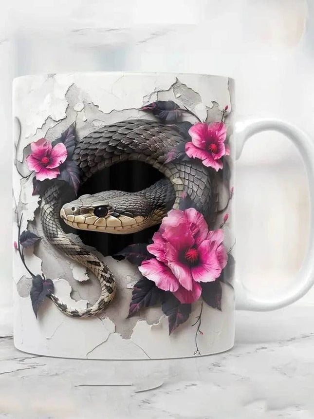 Snake King Animal 3D Coffee Mug - Mad Fly Essentials