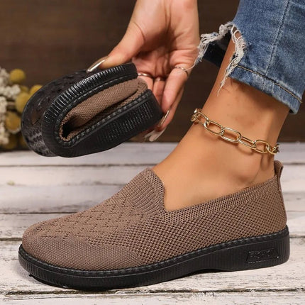 Sneakers Women Solid Mesh Breathable Canvas Shoes - Sneakers - YM - Mad Fly Essentials