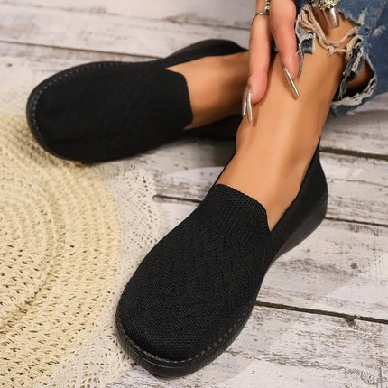 Sneakers Women Solid Mesh Breathable Canvas Shoes - Sneakers - YM - Mad Fly Essentials