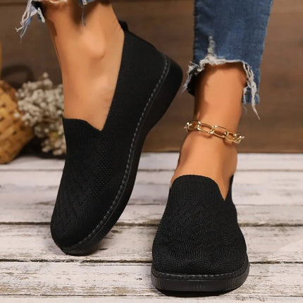 Sneakers Women Solid Mesh Breathable Canvas Shoes - Sneakers - YM - Mad Fly Essentials