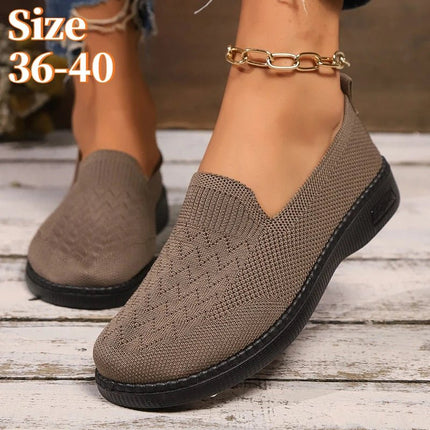 Sneakers Women Solid Mesh Breathable Canvas Shoes - Sneakers - YM - Mad Fly Essentials