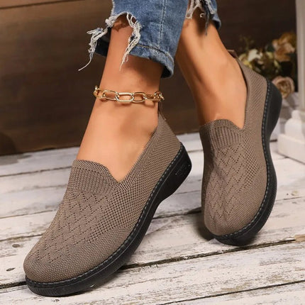 Sneakers Women Solid Mesh Breathable Canvas Shoes - Sneakers - YM - Mad Fly Essentials