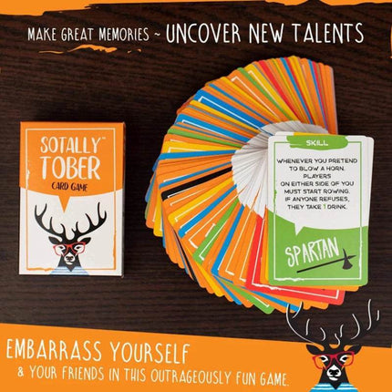 Socially Sotally Tober Drinking Card Party Game Gifts Decor - Gifts Decor - MoonBiffy - Mad Fly Essentials
