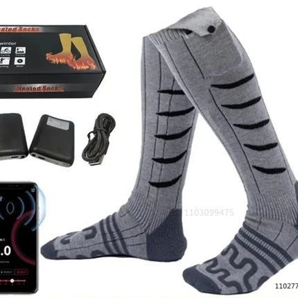 Socks 5000mAh Heated Adjustable Thermal Footwear - Socks - JUUMMP - Mad Fly Essentials