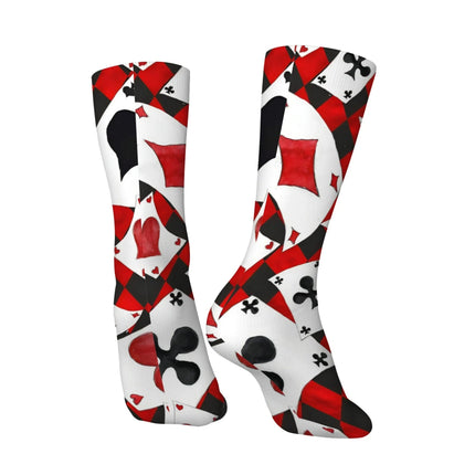 Socks Men 3D Playing Poker Card Crew Socks - Socks - TrendSetter - Mad Fly Essentials