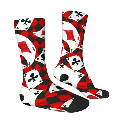 Socks Men 3D Playing Poker Card Crew Socks - Socks - TrendSetter - Mad Fly Essentials