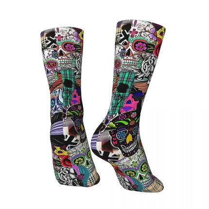 Socks Men Skull Sugar Day Of The Dead Footwear - Socks - TOB - Mad Fly Essentials