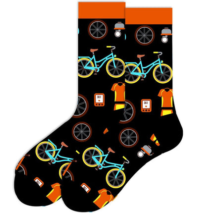 Socks Men Starry Night Van Gogh Retro Mid-Tube Socks - Socks - Smile Socks - Mad Fly Essentials
