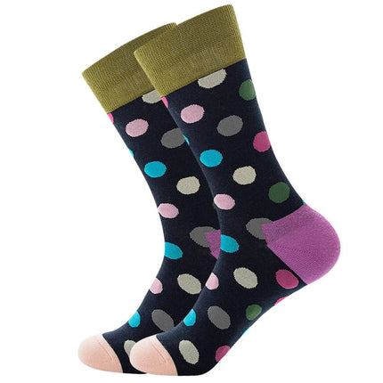 Socks Men Starry Night Van Gogh Retro Mid-Tube Socks - Socks - Smile Socks - Mad Fly Essentials
