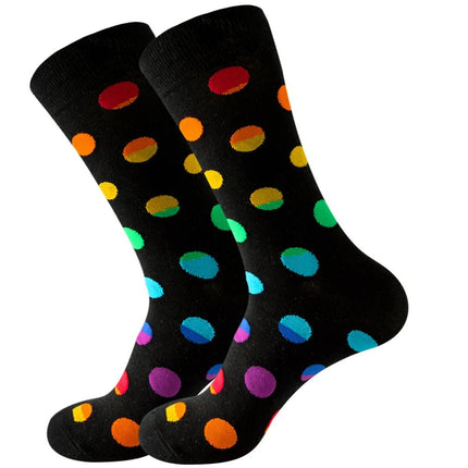 Socks Men Starry Night Van Gogh Retro Mid-Tube Socks - Socks - Smile Socks - Mad Fly Essentials