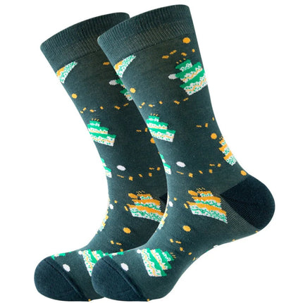 Socks Men Starry Night Van Gogh Retro Mid-Tube Socks - Socks - Smile Socks - Mad Fly Essentials