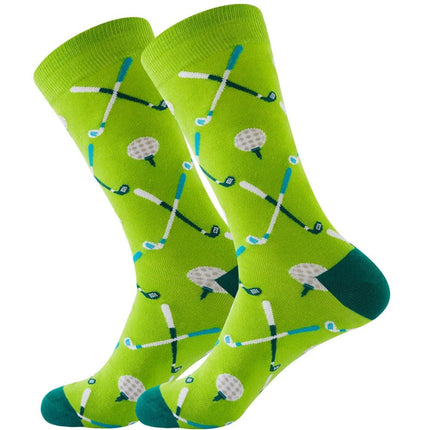 Socks Men Starry Night Van Gogh Retro Mid-Tube Socks - Socks - Smile Socks - Mad Fly Essentials