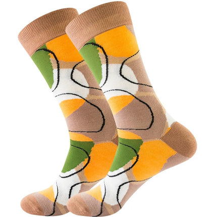 Socks Men Starry Night Van Gogh Retro Mid-Tube Socks - Socks - Smile Socks - Mad Fly Essentials