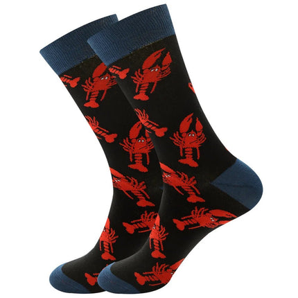 Socks Men Starry Night Van Gogh Retro Mid-Tube Socks - Socks - Smile Socks - Mad Fly Essentials