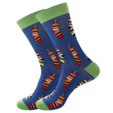 Socks Men Starry Night Van Gogh Retro Mid-Tube Socks - Socks - Smile Socks - Mad Fly Essentials