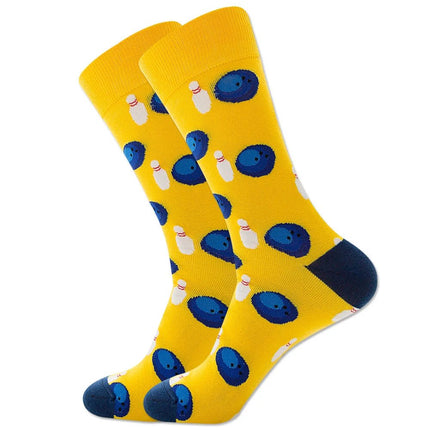 Socks Men Starry Night Van Gogh Retro Mid-Tube Socks - Socks - Smile Socks - Mad Fly Essentials