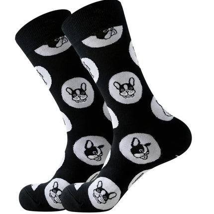 Socks Men Starry Night Van Gogh Retro Mid-Tube Socks - Socks - Smile Socks - Mad Fly Essentials