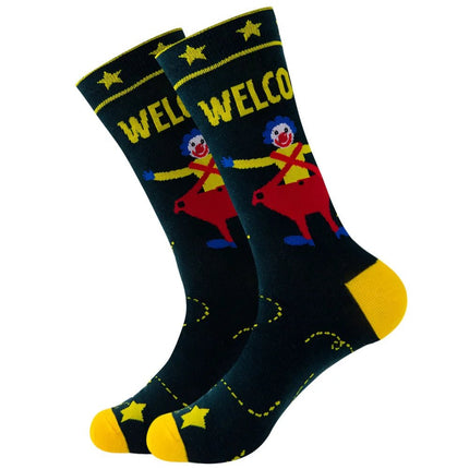 Socks Men Starry Night Van Gogh Retro Mid-Tube Socks - Socks - Smile Socks - Mad Fly Essentials