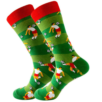Socks Men Starry Night Van Gogh Retro Mid-Tube Socks - Socks - Smile Socks - Mad Fly Essentials