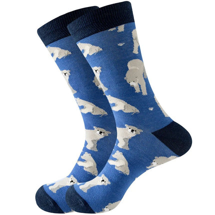 Socks Men Starry Night Van Gogh Retro Mid-Tube Socks - Socks - Smile Socks - Mad Fly Essentials