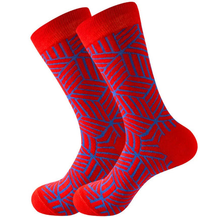 Socks Men Starry Night Van Gogh Retro Mid-Tube Socks - Socks - Smile Socks - Mad Fly Essentials