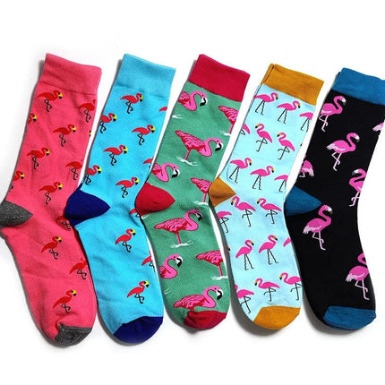 Socks Women Cute Cartoon 4pair Fashion Long Footwear - Socks - Vogul - Mad Fly Essentials