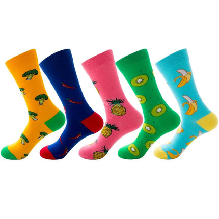 Socks Women Cute Cartoon 4pair Fashion Long Footwear - Socks - Vogul - Mad Fly Essentials