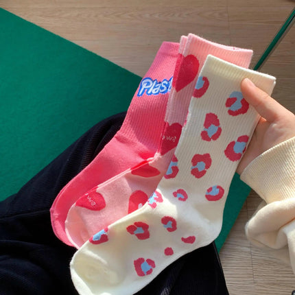 Socks Women Trendy Strawberry Heart Socks - Socks - Goocheer - Mad Fly Essentials