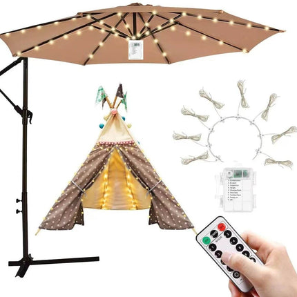 Solar 104LED 8 - Mode Umbrella String Light Party Decor - Party Decor - LEDPChoice - Mad Fly Essentials