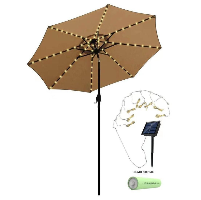Solar 104LED 8 - Mode Umbrella String Light Party Decor - Party Decor - LEDPChoice - Mad Fly Essentials