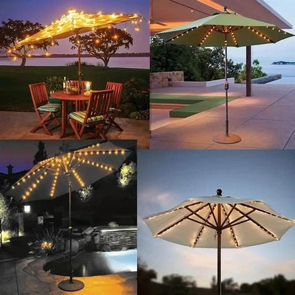 Solar 104LED 8 - Mode Umbrella String Light Party Decor - Party Decor - LEDPChoice - Mad Fly Essentials