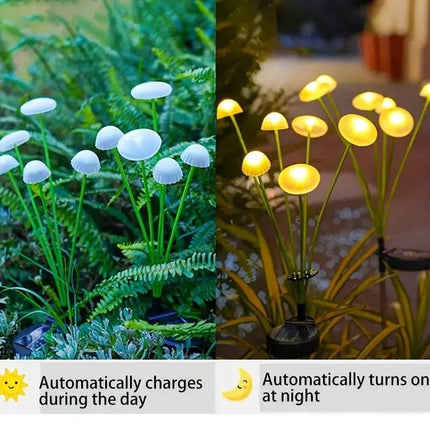 Solar 6LEDS Jellyfish Mushroom Lights - Mad Fly Essentials