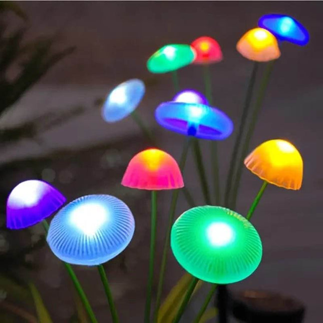 Solar 6LEDS Jellyfish Mushroom Lights - Mad Fly Essentials
