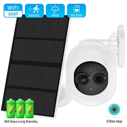 Solar 7800mAh Surveillance AI Detection Camera Home Essentials - Home Essentials - ANBIUX - Mad Fly Essentials