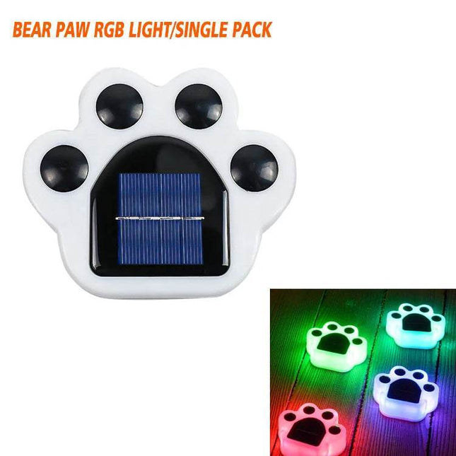 LED Garden Light Solar Bear Paw Patio Light LED Garden Light Heinast Mad Fly Essentials