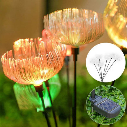 Solar Fiber Jellyfish Outdoor LED Garden Light - LED Garden Light - Brangdy - Mad Fly Essentials
